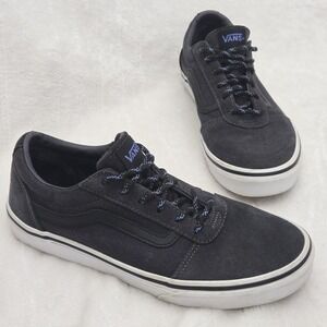 VANS Ward Canvas Youth Sz 6 Black Sporty Athletic Shoes‎ Skateboarding Walking